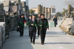 区向导考察团莅临人生就是博集团检查指导事情