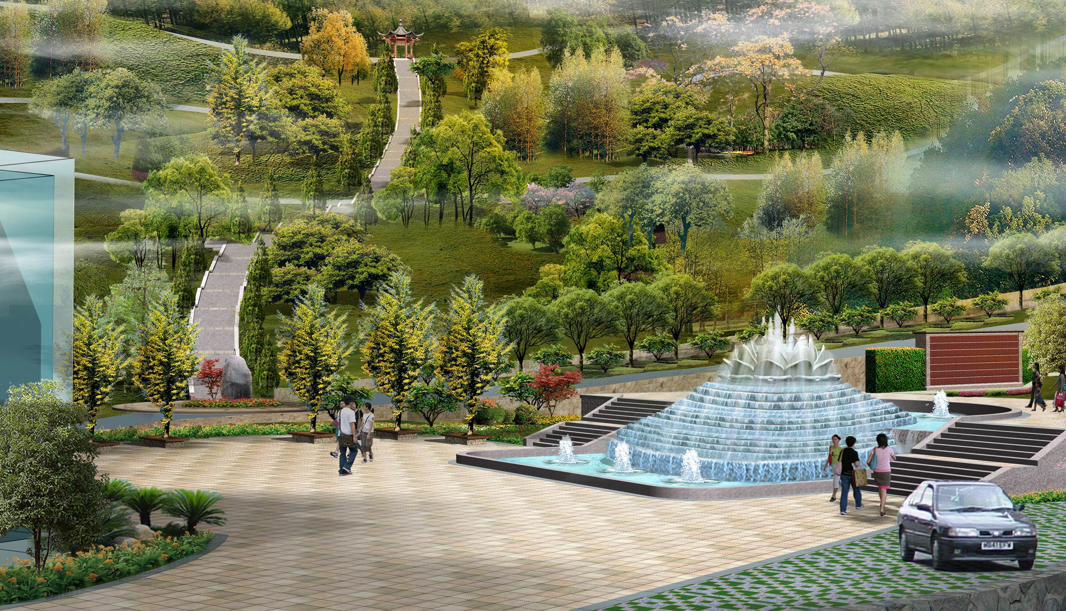 沈家门新塘弄塘湾公墓：融合文化，，，，，焕新墓园